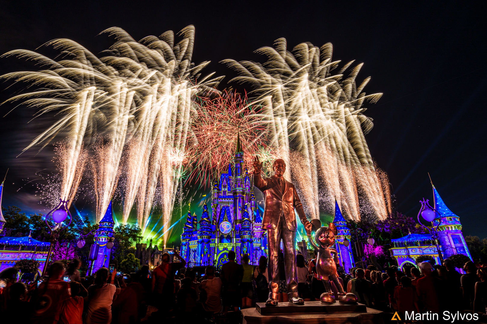 USA | Floride Magic Kingdom fireworks | Photo 1